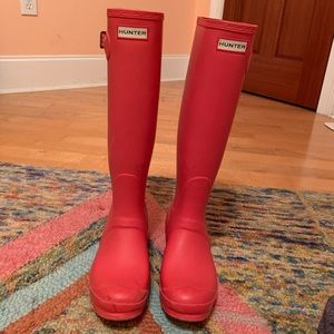 pink hunter boots